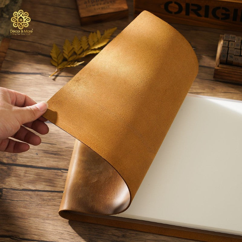 Giải mã sức hút của dòng sổ da bò thật - tại sao càng cũ càng đẹp?