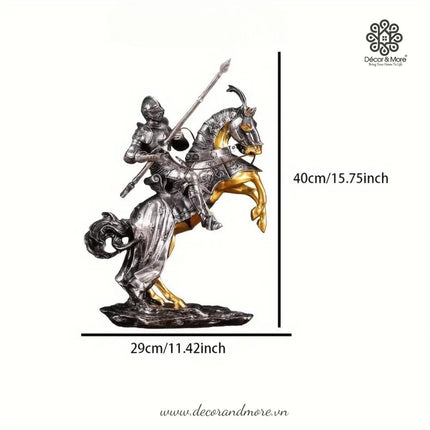 Tượng Kỵ Sĩ Hoàng Gia Décor - Kỵ Chiến Binh La Mã