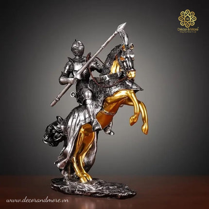 Tượng Kỵ Sĩ Hoàng Gia Décor - Kỵ Chiến Binh La Mã
