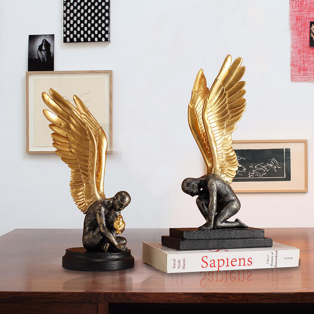 Tượng Thiên Thần Đen - Black Angel