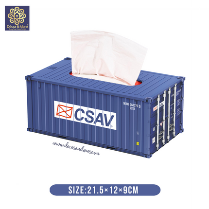 Hộp Khăn Giấy Container Style 21.5 cm