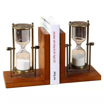 Chặn Sách Đồng Hồ Cát Gỗ