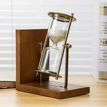 Chặn Sách Đồng Hồ Cát Gỗ