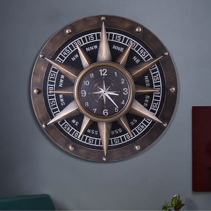 Đồng Hồ Treo Tường La Bàn Vintage