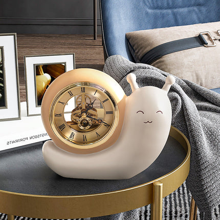 Đồng Hồ Ốc Sên Để Bàn Décor Luxury