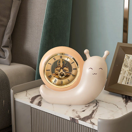 Đồng Hồ Ốc Sên Để Bàn Décor Luxury