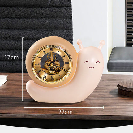 Đồng Hồ Ốc Sên Để Bàn Décor Luxury