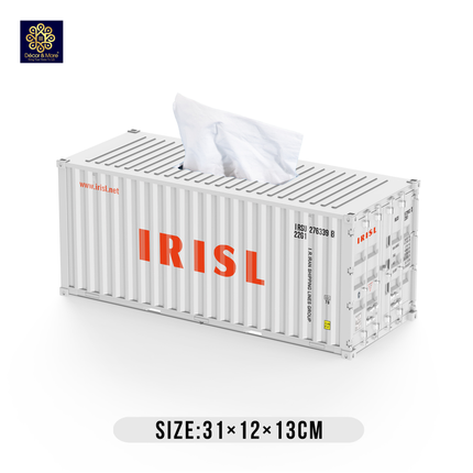 Hộp Khăn Giấy Container Đóng Mở Cửa 31cm