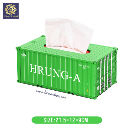 Hộp Khăn Giấy Container Style 21.5 cm