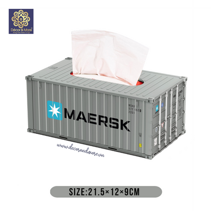Hộp Khăn Giấy Container Style 21.5 cm