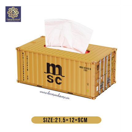 Hộp Khăn Giấy Container Style 21.5 cm