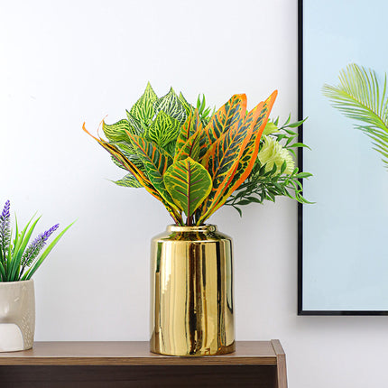 Lọ Hoa Gốm Vàng Kim Bắc Âu Décor Luxury