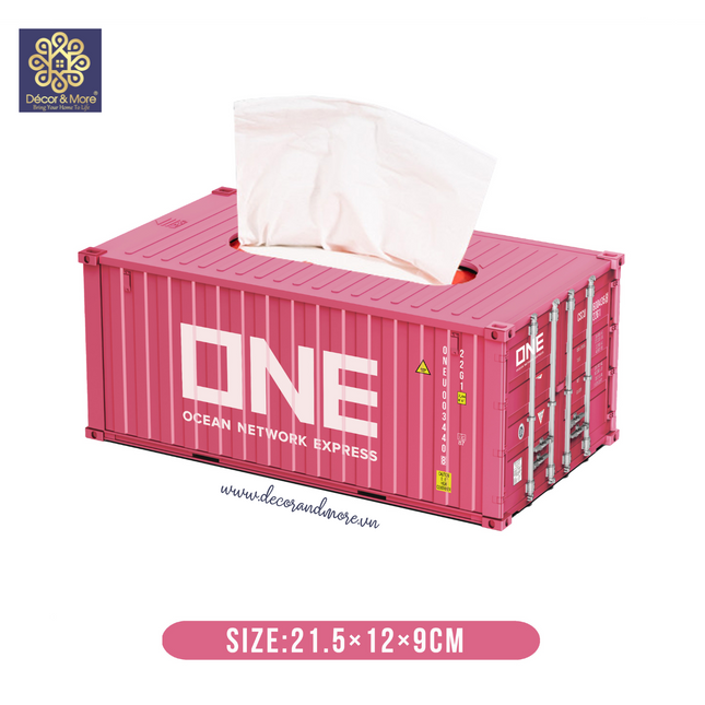 Hộp Khăn Giấy Container Style 21.5 cm