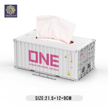 Hộp Khăn Giấy Container Style 21.5 cm
