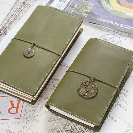 Sổ Da Bò Handmade Cao Cấp - Khoá Dây - SO025 - MyChapter Notebook