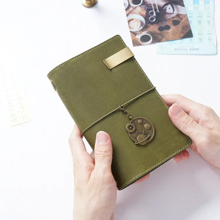 Sổ Da Bò Handmade Cao Cấp - Khoá Dây - SO025 - MyChapter Notebook