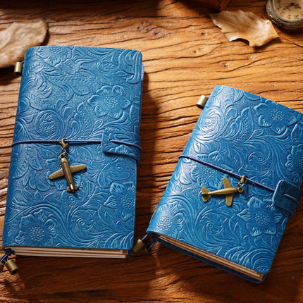 Sổ Tay Da Bò Handmade Cao Cấp - Notebook Khoá Dây Hoa Văn - SO024 MyChapter Notebook