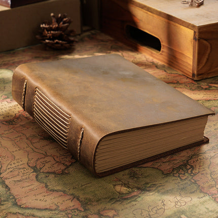 Sổ Da Bò Đứng Và Ngang - Trơn Và Hoa Văn - SO002 MyChapter Notebook