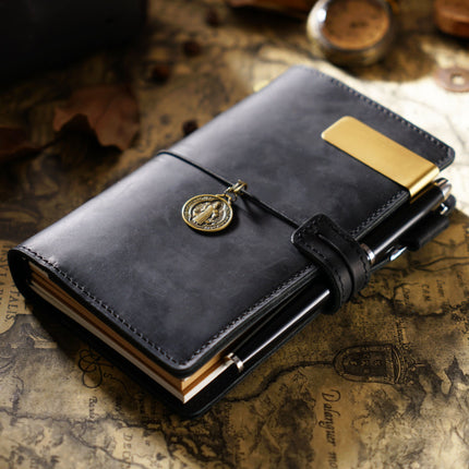 Sổ Tay Da Bò Thủ Công Cao Cấp Notebook Khoá Dây - SO016 MyChapter Notebook