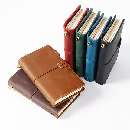 Sổ Tay Da Bò Thủ Công Cao Cấp Notebook Khoá Dây - SO016 MyChapter Notebook