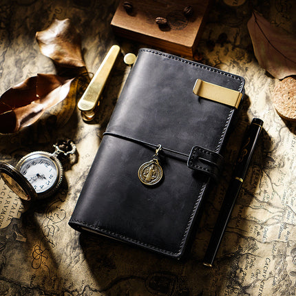 Sổ Tay Da Bò Thủ Công Cao Cấp Notebook Khoá Dây - SO016 MyChapter Notebook