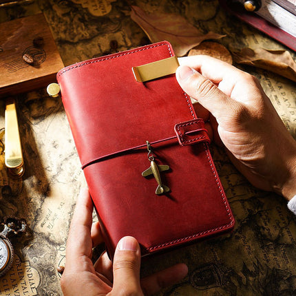 Sổ Tay Da Bò Thủ Công Cao Cấp Notebook Khoá Dây - SO016 MyChapter Notebook