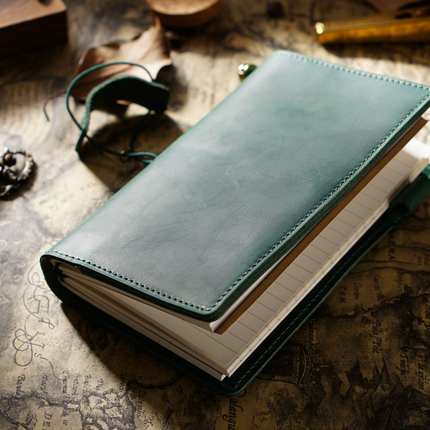 Sổ Tay Da Bò Thủ Công Cao Cấp Notebook Khoá Dây - SO016 MyChapter Notebook