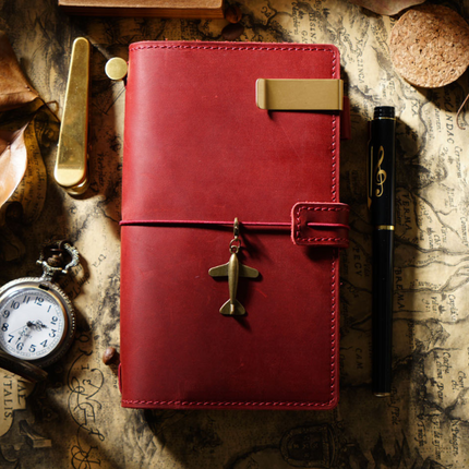 Sổ Tay Da Bò Thủ Công Cao Cấp Notebook Khoá Dây - SO016 MyChapter Notebook