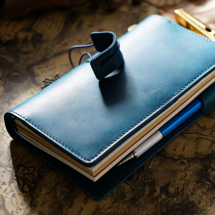 Sổ Tay Da Bò Thủ Công Cao Cấp Notebook Khoá Dây - SO016 MyChapter Notebook
