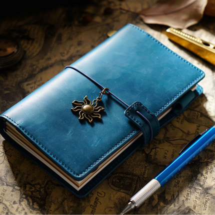 Sổ Tay Da Bò Thủ Công Cao Cấp Notebook Khoá Dây - SO016 MyChapter Notebook