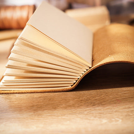 Sổ Tay Da Bò Handmade Cao Cấp  - Khóa Dây - SO003 MyChapter Notebook