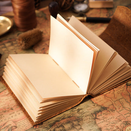 Sổ Tay Da Bò Handmade Cao Cấp  - Khóa Dây - SO003 MyChapter Notebook