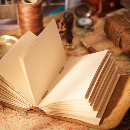 Sổ Tay Da Bò Handmade Cao Cấp  - Khóa Dây - SO003 MyChapter Notebook