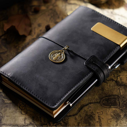 Sổ Tay Da Bò Thủ Công Cao Cấp Notebook Khoá Dây - SO016 MyChapter Notebook