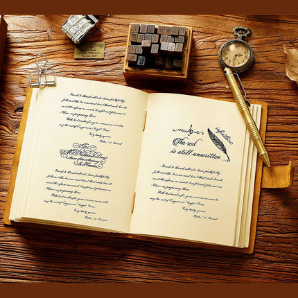 Sổ Da Bò Handmade Cao Cấp Khóa Cài - SO012 MyChapter Notebook