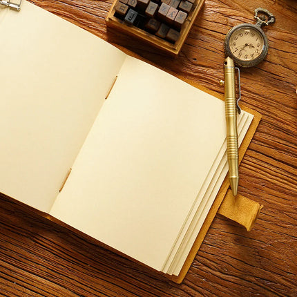 Sổ Da Bò Handmade Cao Cấp Khóa Cài - SO012 MyChapter Notebook