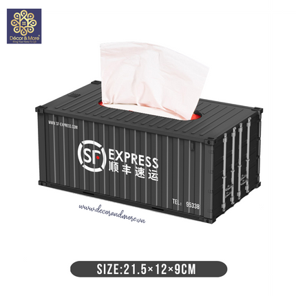 Hộp Khăn Giấy Container Style 21.5 cm