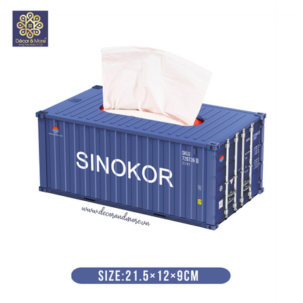 Hộp Khăn Giấy Container Style 21.5 cm