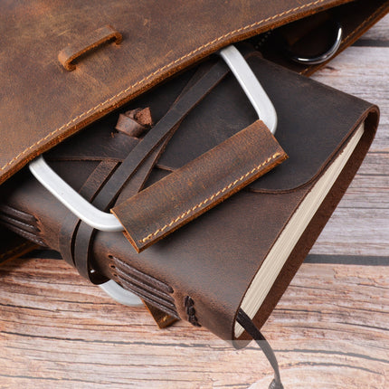 Sổ Da Bò Handmade Cao Cấp Dây Khóa - SO005 MyChapter Notebook