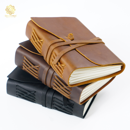 Sổ Da Hanmade Khoá Dây Cao Cấp - SO031