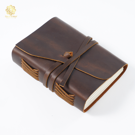 Sổ Da Hanmade Khoá Dây Cao Cấp - SO031
