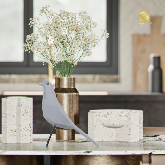 Tượng Chim Nhà Eames Lập Phương