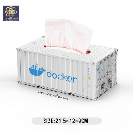 Hộp Khăn Giấy Container Style 21.5 cm