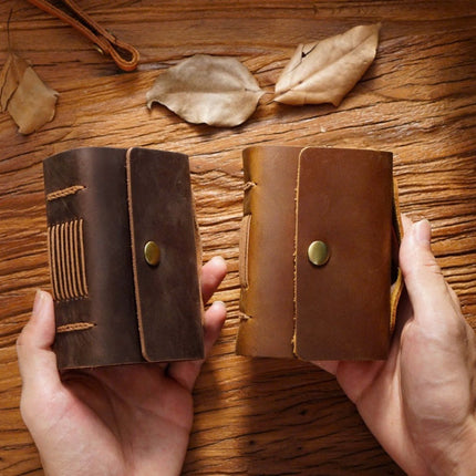 Sổ Tay Da Bò Handmade Cao Cấp - Cỡ Nhỏ Có Quai - SO0010 MyChapter Notebook