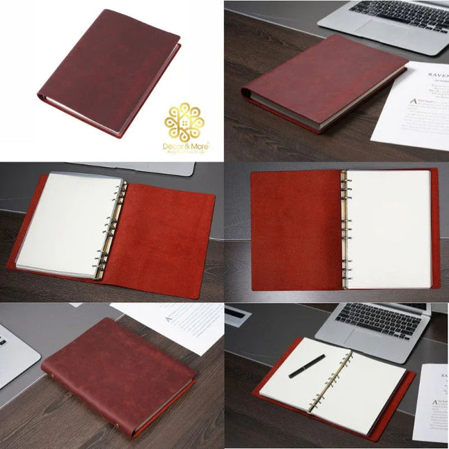 Sổ Da Bò Handmade Cao Cấp - Sổ Không Khoá Kích Thước B5 - SO026 - MyChapter Notebook