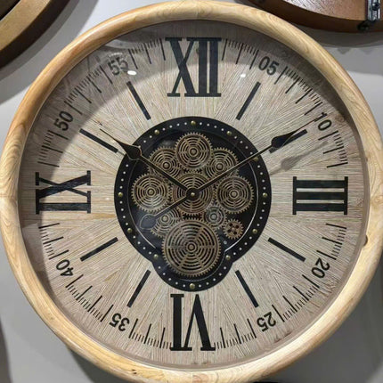 Đồng Hồ Treo Tường Lộ Cơ La Mã Vintage